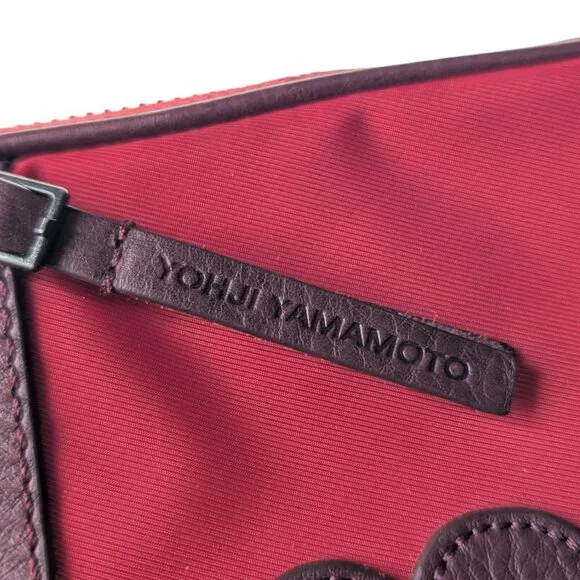 Y 3 by Yohji Yamamoto retro cyber Y2K nylon red cross body